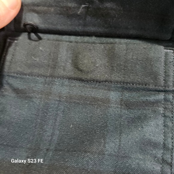 Poncho Men XXL Reg Fit Cascade Shirt Magnetic Pockets Blue Green Plaid Flannel - Picture 6 of 10